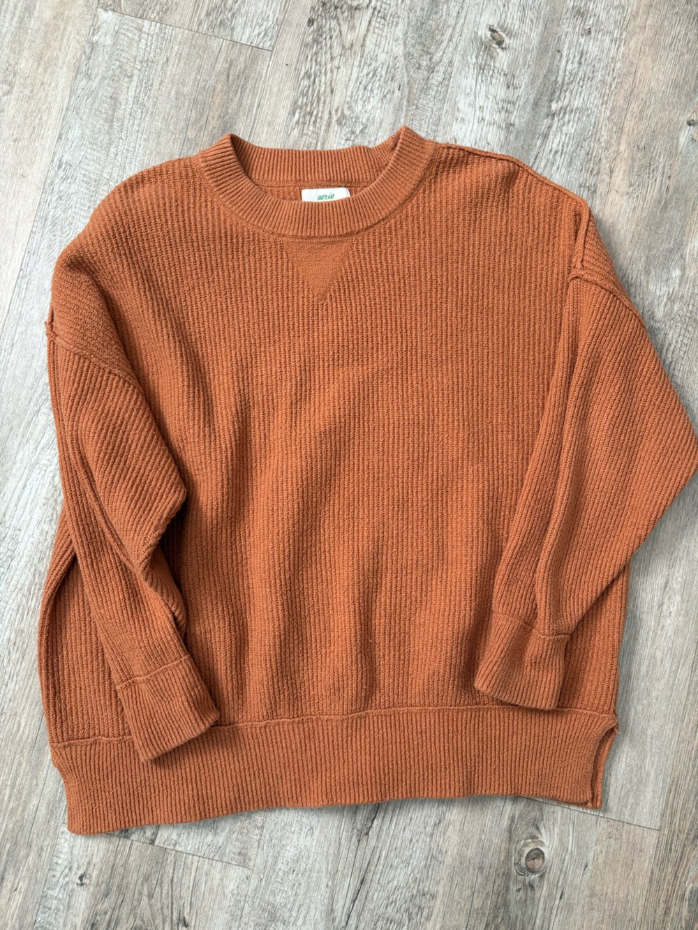 aerie women’s Crewneck Sweater - Rust